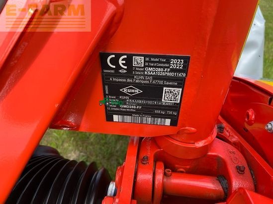 Cortacésped manual - Kuhn - gmd280 ff