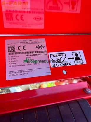Sembradora - Kuhn - hr 6040 - btfr seed bar - venta front tank