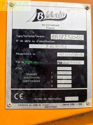 Esparcidor -  - pailleuse brick 2008 belair