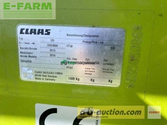 Cabezal - Claas - pu 300