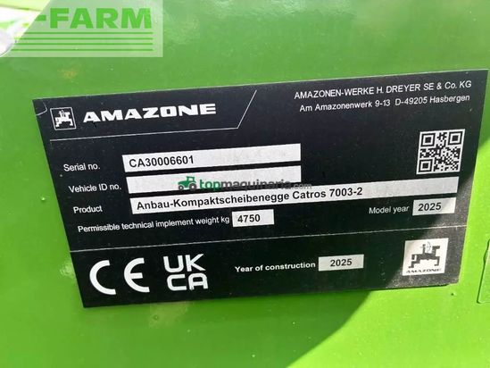 Grada rotativa - Amazone - catros 7003-2