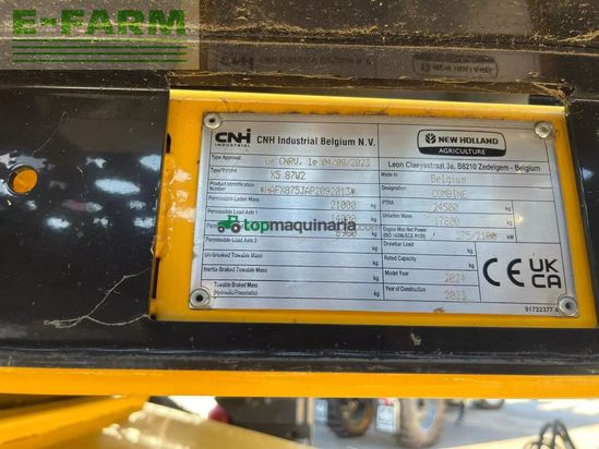 Cosechadora de Cereal - New Holland - cx8.70