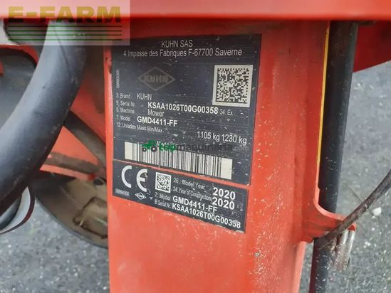 Cortacésped manual - Kuhn - gmd 4411