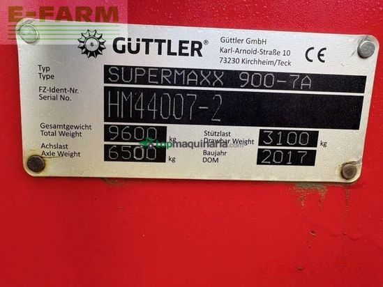 Cultivador - Güttler - super maxx 900-7a grubber