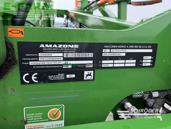 Cultivador - Amazone - cenius 5003-2tx