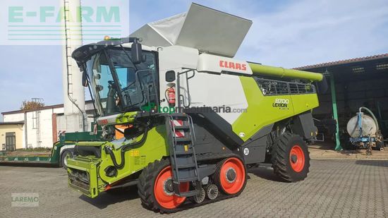Cosechadora de Cereal - Claas - lexion 8700 tt terratrac + v1080