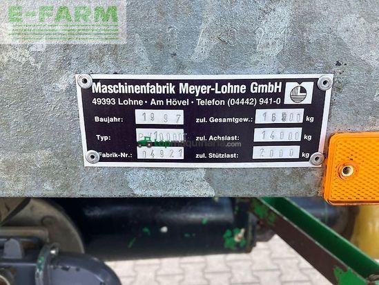 Cuba de purin - Meyer-Lohne - pw10000