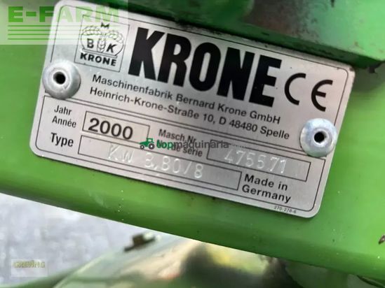 Henificador - Krone - kw 8.80/8