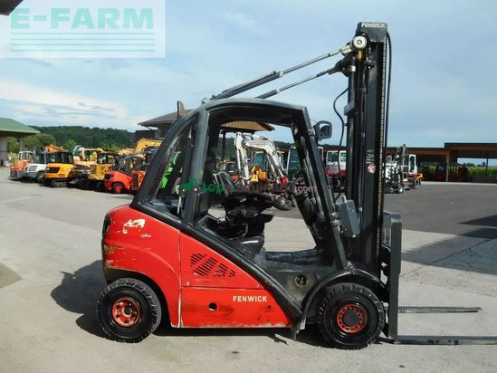 Elevadora - Linde - h25d-01 mit seitenschieber + zinkenverstellung +