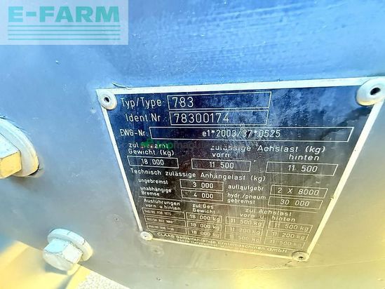 Tractor agrícola - Claas - xerion 4500