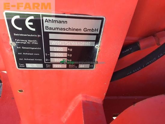 Minicargadora - Ahlmann - al75