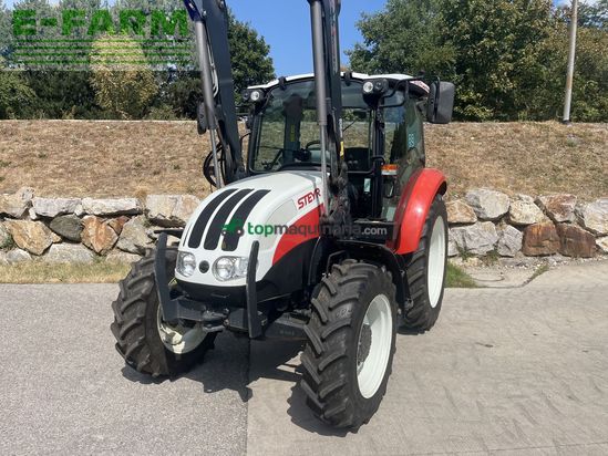 Tractor agrícola - Steyr - kompakt s 4065 mit stoll frontlader
