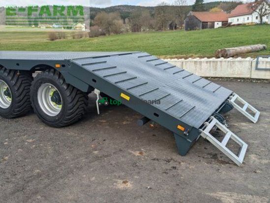 Remolqu agrícola -  - 7,5m ballenwagen hydraulisch absenkbare rampe dr