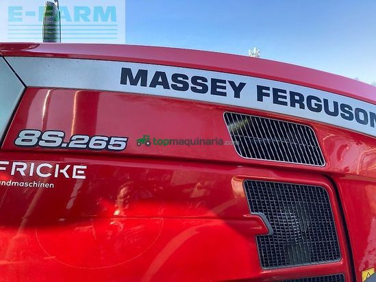 Tractor agrícola - Massey Ferguson - 8s265 dyna 7 efficient Efficient