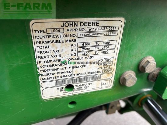 Tractor agrícola - John Deere - 6100mc