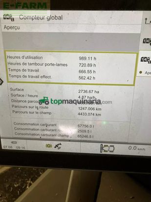 Cosechadora de Cereal - Claas - jaguar 970 - s5+orbis 750