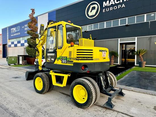 Excavadora de ruedas   Komatsu Pw 95 