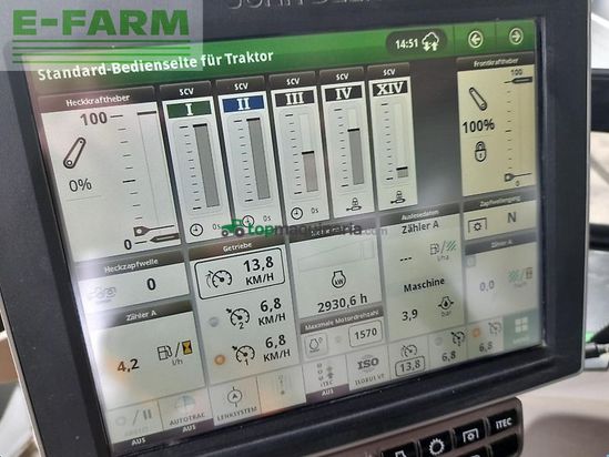 Tractor agrícola - John Deere - 6r 250 - steckachse, command pro
