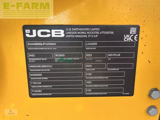 Telescopica - JCB - 403 plus agri
