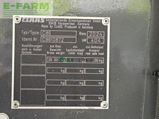 Cosechadora de Cereal - Claas - lexion 8600 tt e5