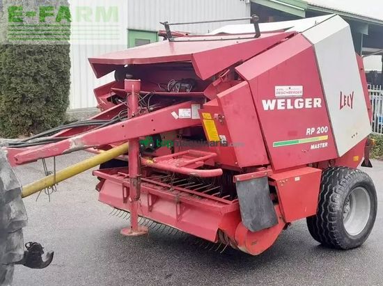 Empacadora gigant - Welger - / lely rp 200 master rundballenpresse