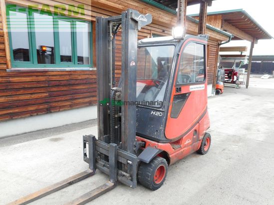 Elevadora - Linde - h20d-03 triplex 4,7m + ss + kabine mit heizung