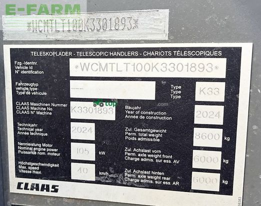 Telescopica - Claas - scorpion 741 varipower - generation 2