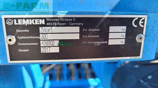 Sembradora - Lemken - saphir 7 + zirkon 8 kreiselegge