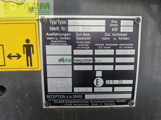 Cosechadora de Cereal - Claas - lexion 560