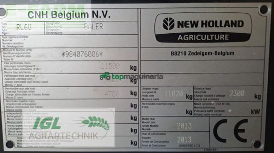 Empacadora gigant - New Holland - bigbaler 1270 cropcutter