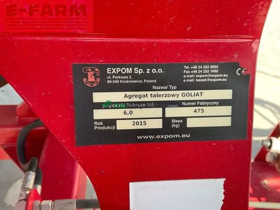 Grada rotativa - Expom - goliat 6m