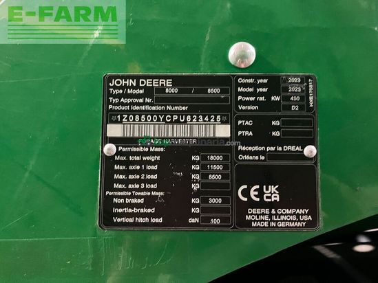 Cosechadora de Cereal - John Deere - 8500i prodrive 40km/h