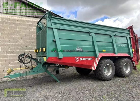 Cinta transportadora de forraje - Farmtech - fortis 2200 + streuwerk