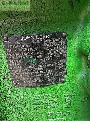 Tractor agrícola - John Deere - 8330