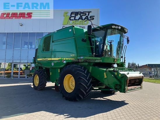 Cosechadora de Cereal - John Deere - t670