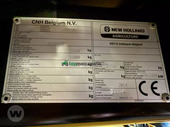 Cosechadora de Cereal - New Holland - cr 8080