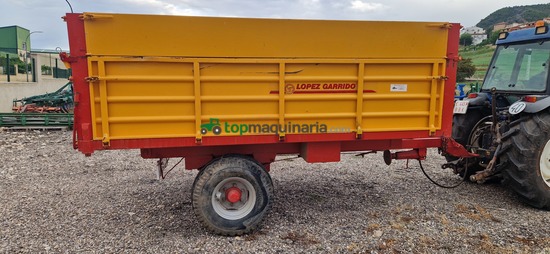 Remolque 1 eje de 6000kg,  marca López Garrido