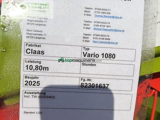 Cosechadora de Cereal - Claas - lexion 8600 tt