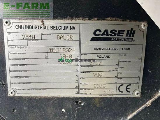 Empacadora gigant - Case IH - rb 465
