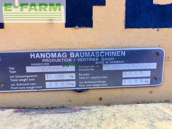 Minicargadora - Hanomag - 44d
