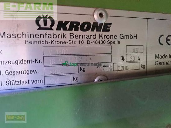 Empacadora gigant - Krone - v1800mc