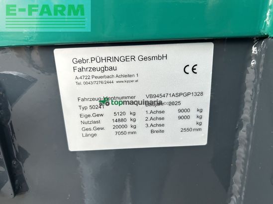 Remolqu agrícola - Pühringer - pühringer 5024t