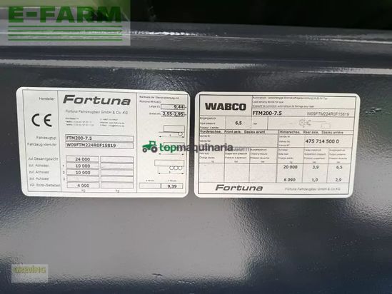 Volquet - Fortuna - ftm 200 alu cargo