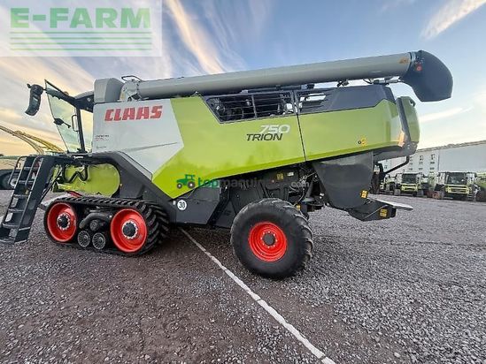 Cosechadora de Cereal - Claas - trion 750 terra trac