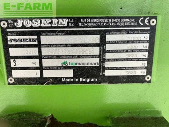 Remolqu agrícola - Joskin - silospace 20/40