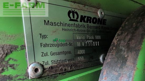 Empacadora gigant - Krone - vario pack 1800 multi-cut