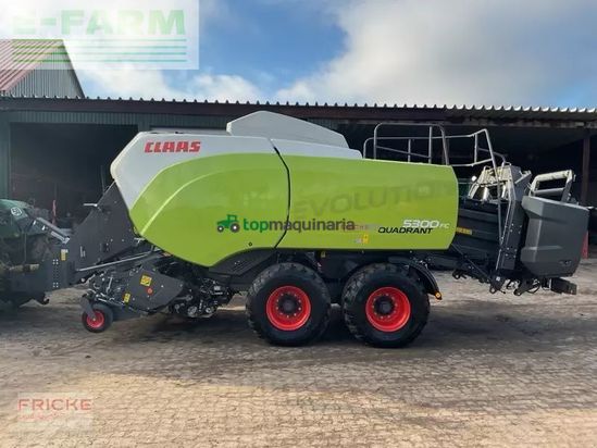 Empacadora gigant - Claas - quadrant 5300 evolution fc