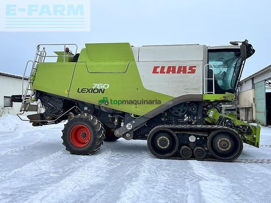 Cosechadora de Cereal - Claas - lexion 760 tt v1070 laserpilot