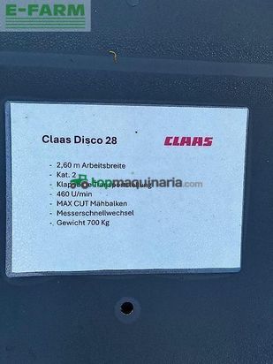 Cortacésped manual - Claas - disco 28