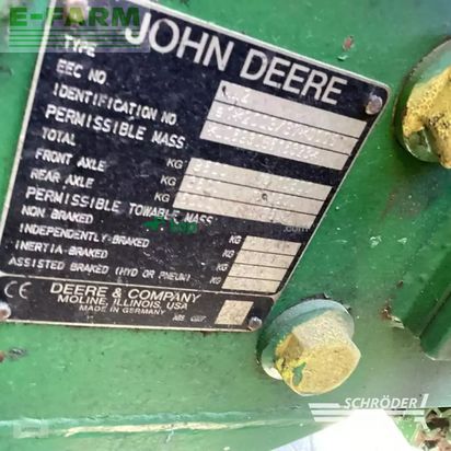 Tractor agrícola - John Deere - 6930 + bos mähausleger + mulchkopf